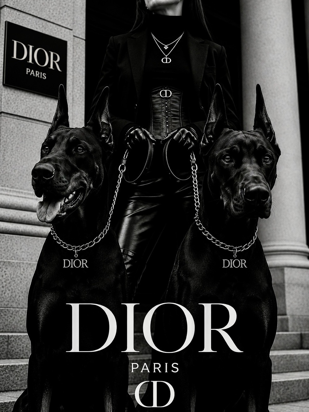 Designer Dobermans™ | Pick 5 Luxury Fashion Dog Wall Art Prints | 8x10 Chanel LV - Picture 15 of 16